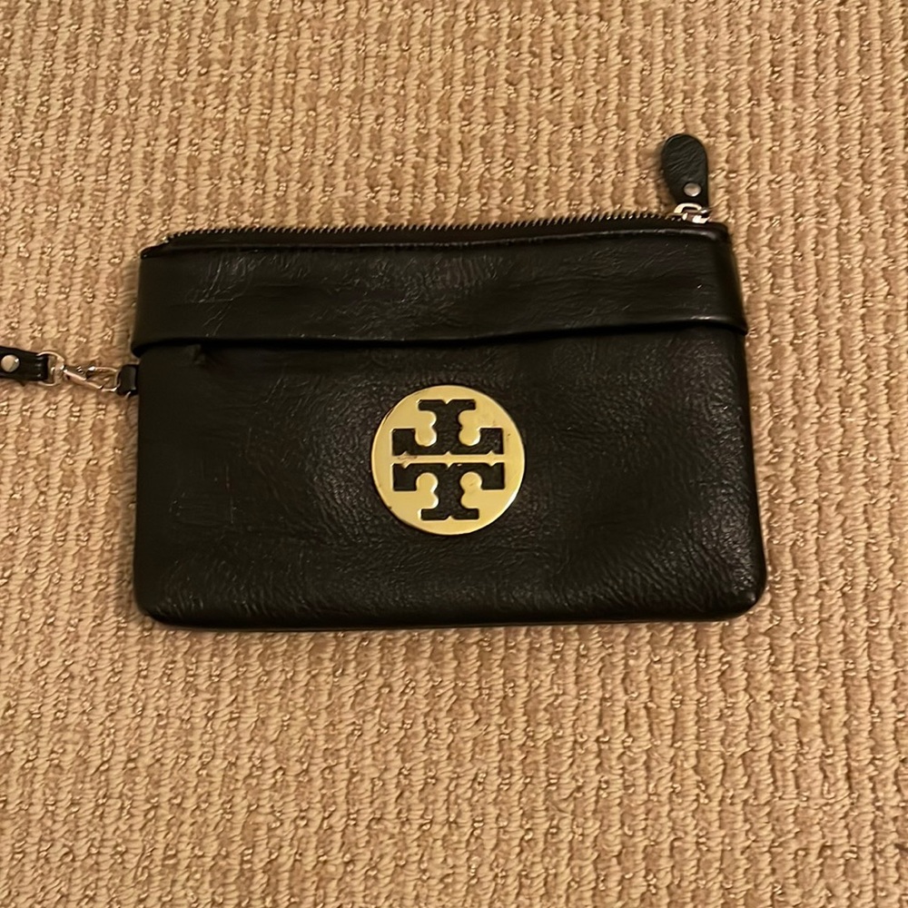 Tory Burch Black Wristlet